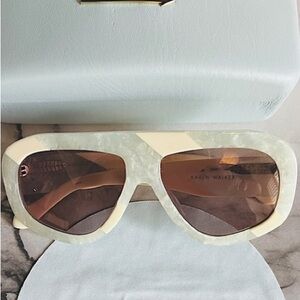 Karen Walker White Sunglasses